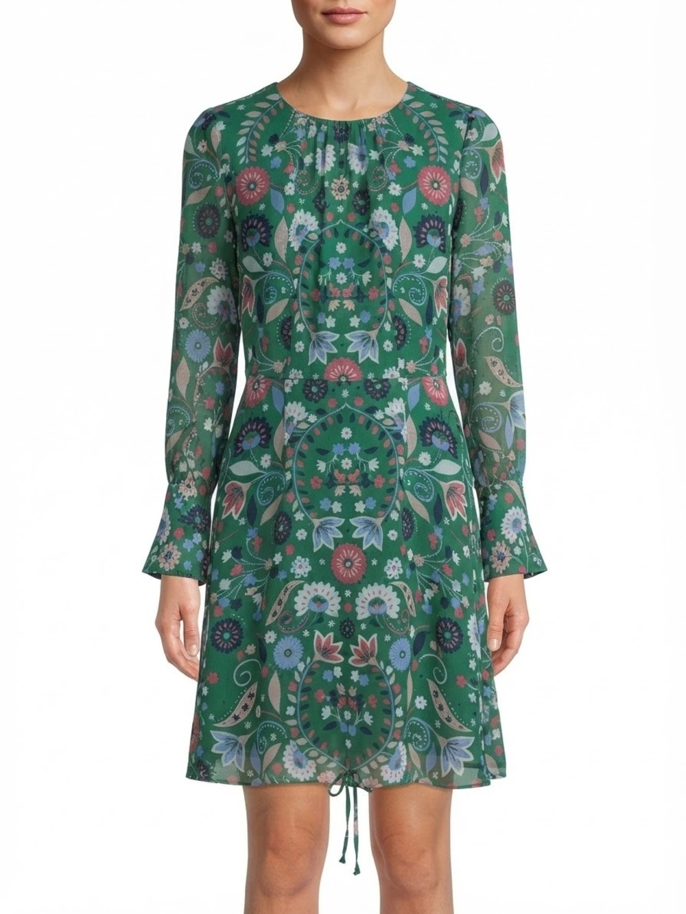 Boden Floral Print Mini Dress Size 6